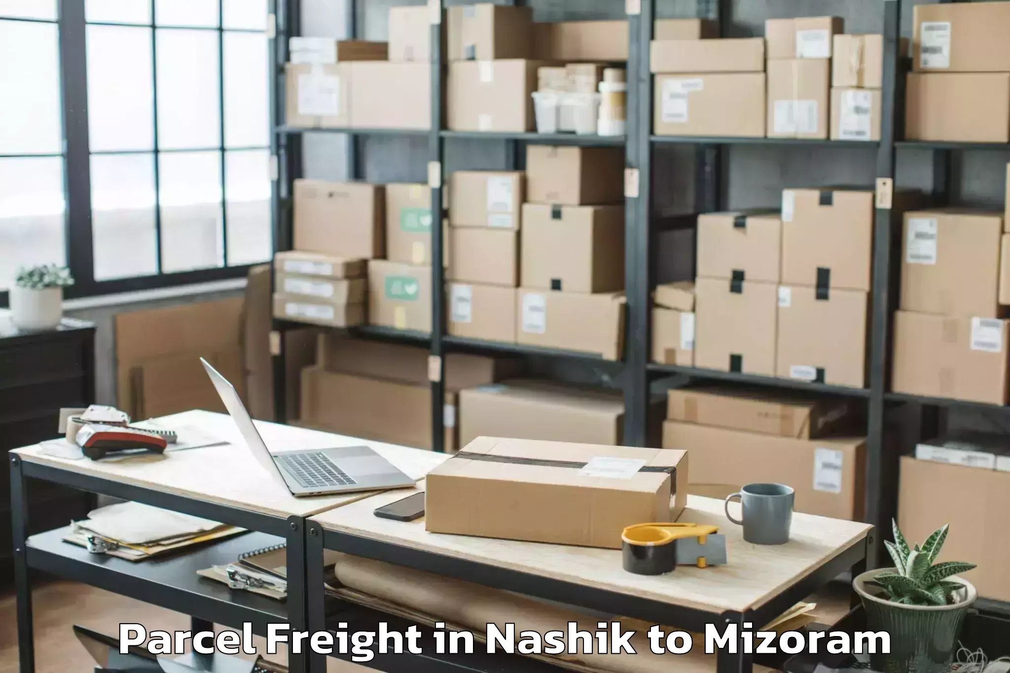 Book Nashik to Khawzawl Parcel Freight